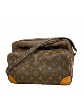 Louis Vuitton Shoulder Bag Monogram Nile Brown